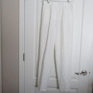 linen blend pull on pants